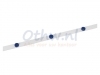 Magneetband Maul 1mx35mm zelfklevend wit + 3 magneten