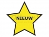 Magneet TNP ster opdruk nieuw geel