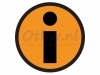 Magneet TNP info 5cm oranje