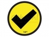 Magneet TNP check 5cm geel