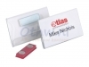 Badge Durable 8116 vlak met magneet 40x75mm
