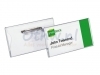 Badge Durable 8001 met speld en klemrand 40x75mm