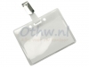 Badge HF2 met clip 95x78mm