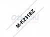 Labeltape Brother P-touch MK231 12mm zwart op wit