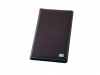 Visitekaartmap Siena leer 120 kaarten 90x58mm bruin