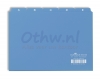 TABKAARTEN A/Z A5 BLAUW