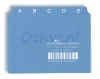 TABKAARTEN A/Z A7 BLAUW